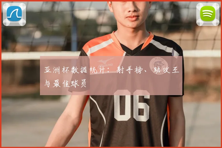 亚洲杯数据统计:射手榜、助攻王与最佳球员